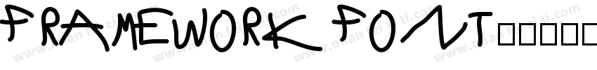 framework font字体转换